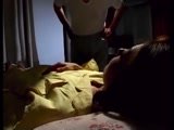 Old Man Surprises Son's Wife in the Middle of the Night - AsianJizzHub