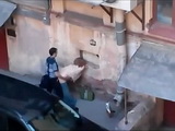Voyeur Taped Horny Guy Fucks Chubby Street Hooker While People Passing By - AsianJizzHub
